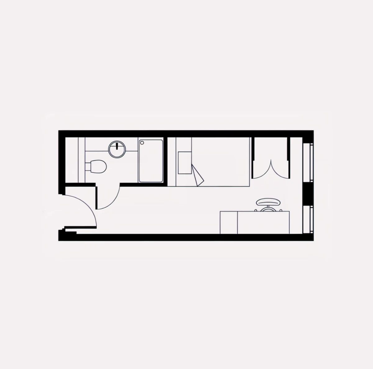 Canvas Walthamstow — Gold Ensuite